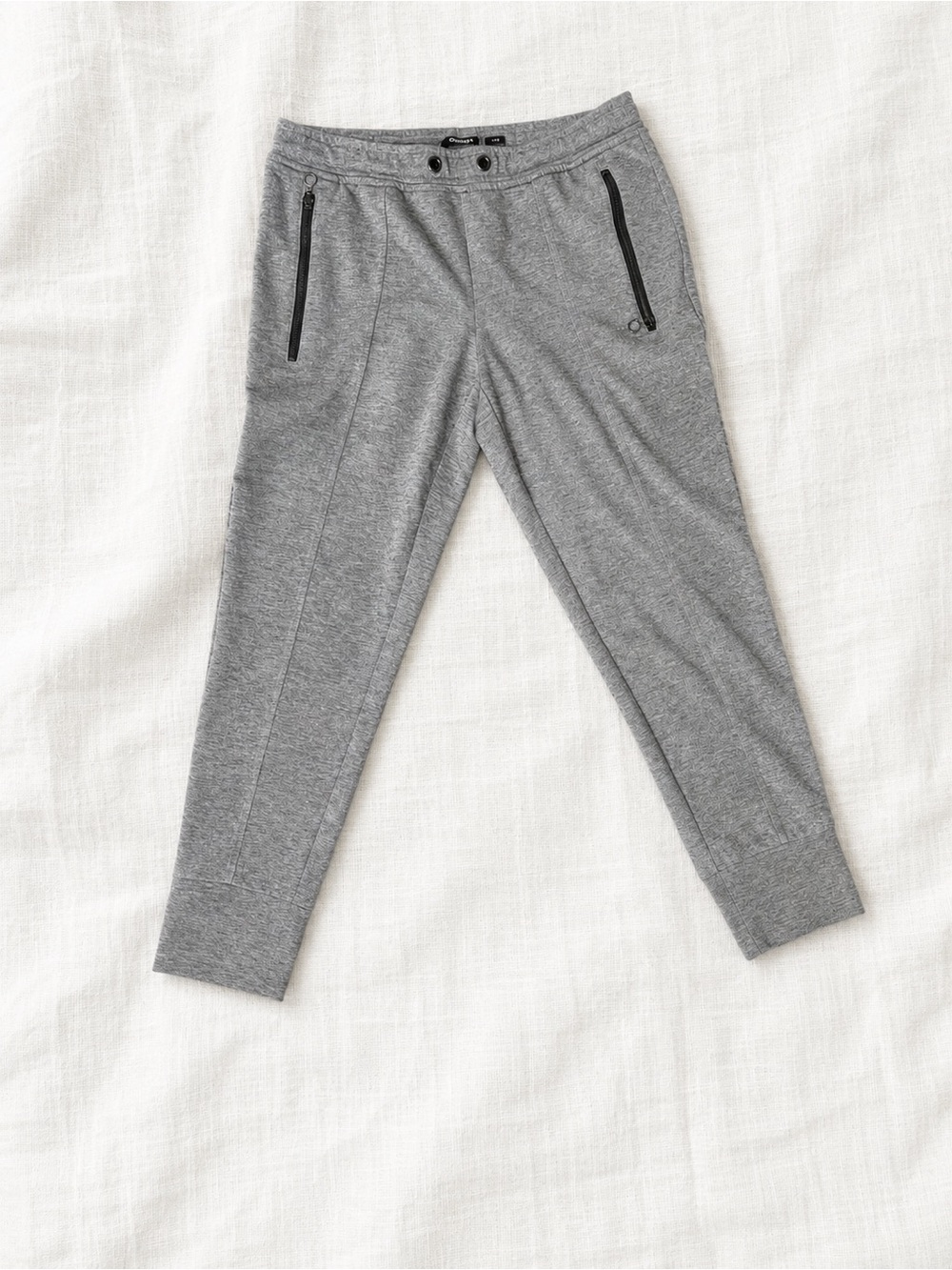 Grey Knit Jogger Pants